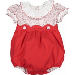 Mrs. Claus Romper in Red