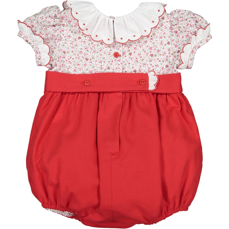 Mrs. Claus Romper in Red
