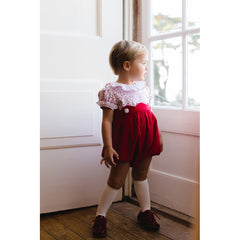 Mrs. Claus Romper in Red