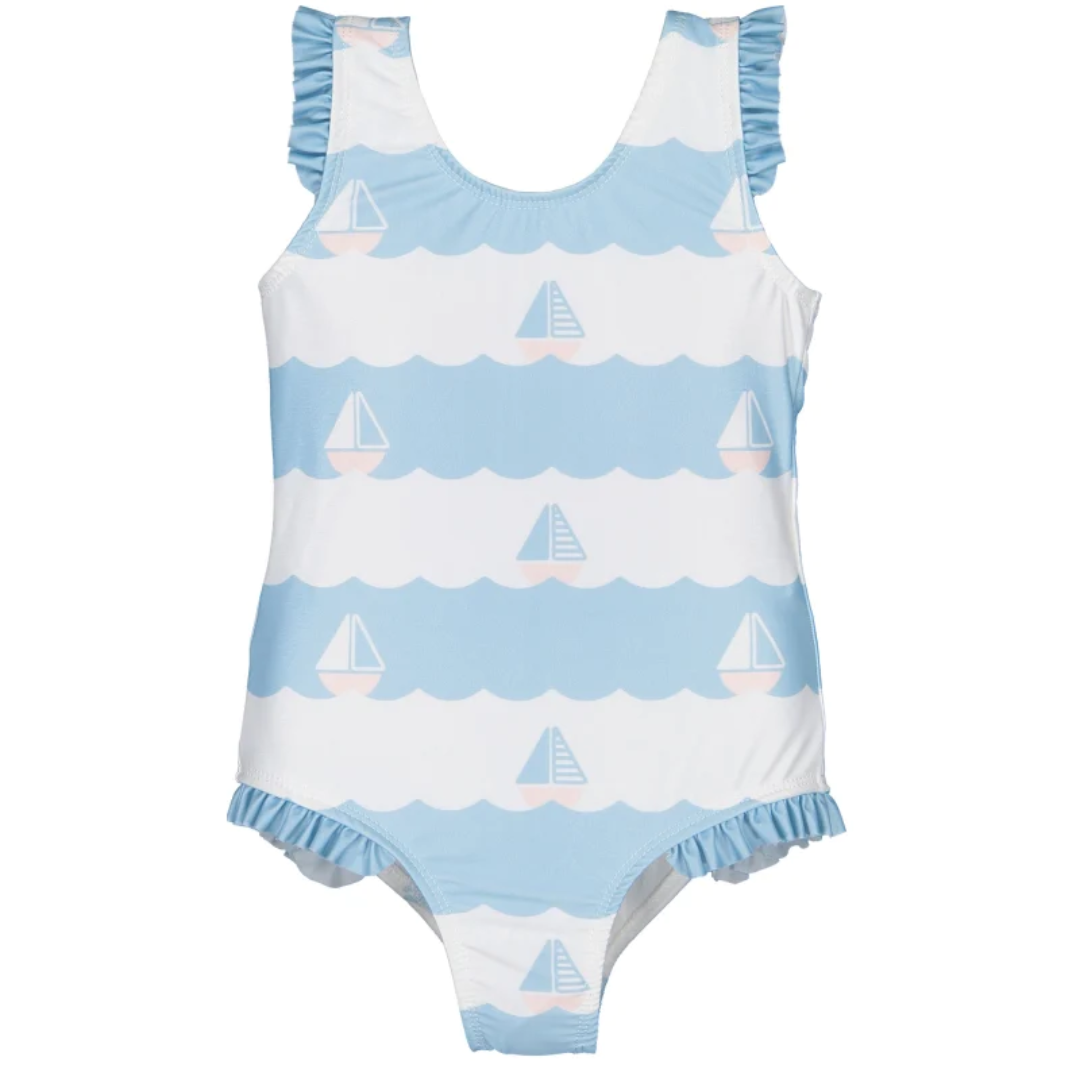 Sailboats Swimsuit One Piece